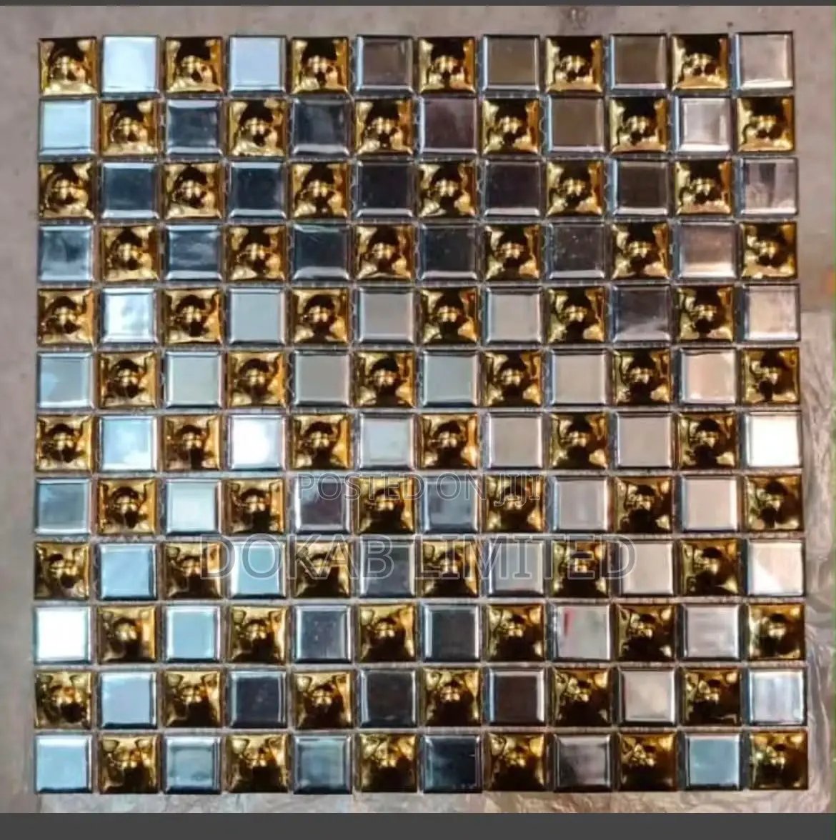 Gold Glass Mosaic Tiles