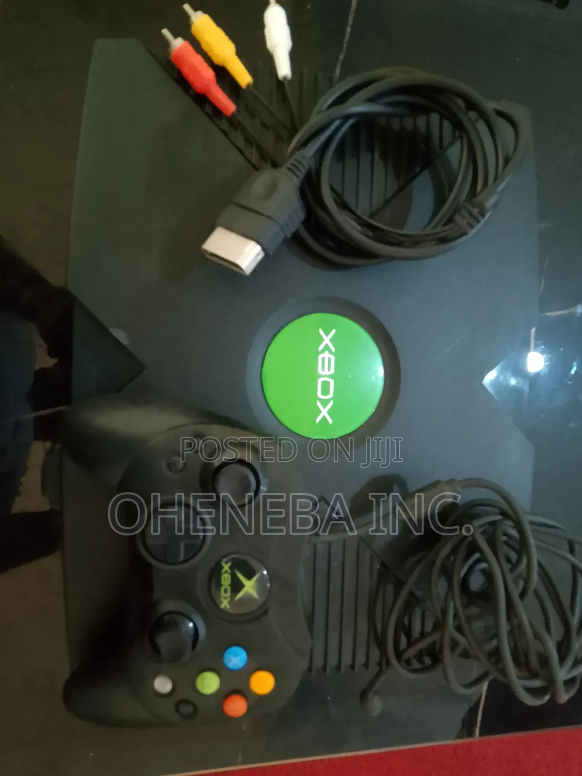 Xbox Og Live With Games and Accessories
