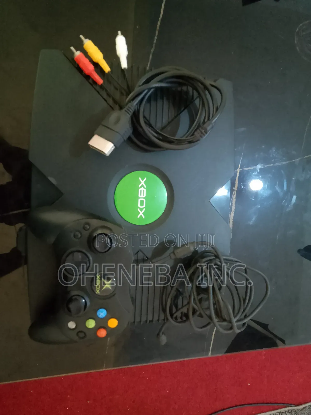 Xbox Og Live With Games and Accessories