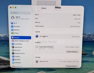 Desktop Computer Apple iMac M3 8GB Apple M3 SSD 256GB
