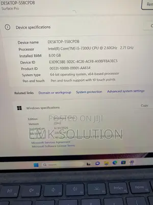 Laptop Microsoft Surface Pro 5 8GB Intel Core i5 SSD 256GB