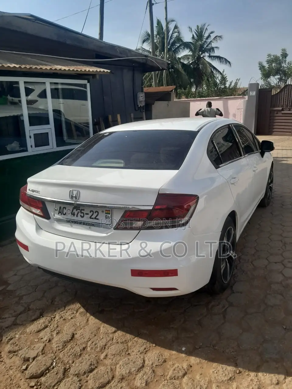 Honda Civic EX 4dr Sedan (1.8L 4cyl CVT) 2014 White