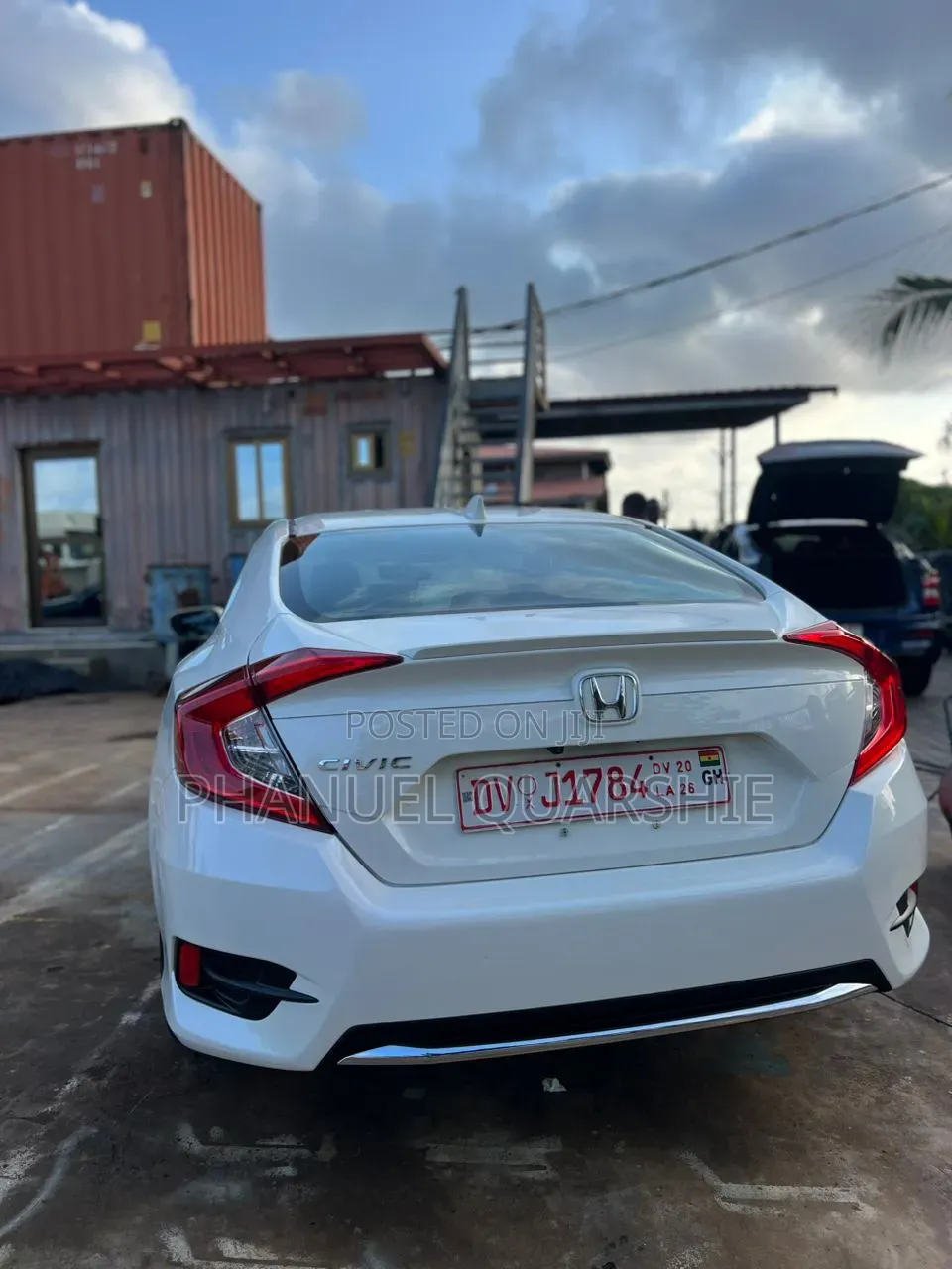 Honda Civic EX-L Sedan 2019 White