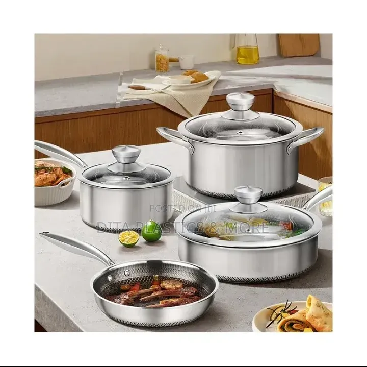 Honeycomb Stainless Steel Cookware Sets