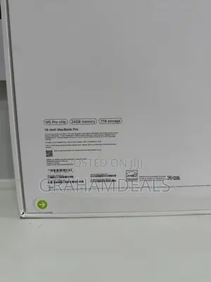 New Laptop Apple MacBook Pro 2026 M5 Pro 24GB Apple M5 Pro SSD 1T