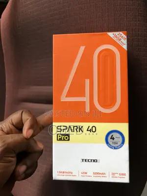 New Tecno Spark 40 Pro 256 GB Black