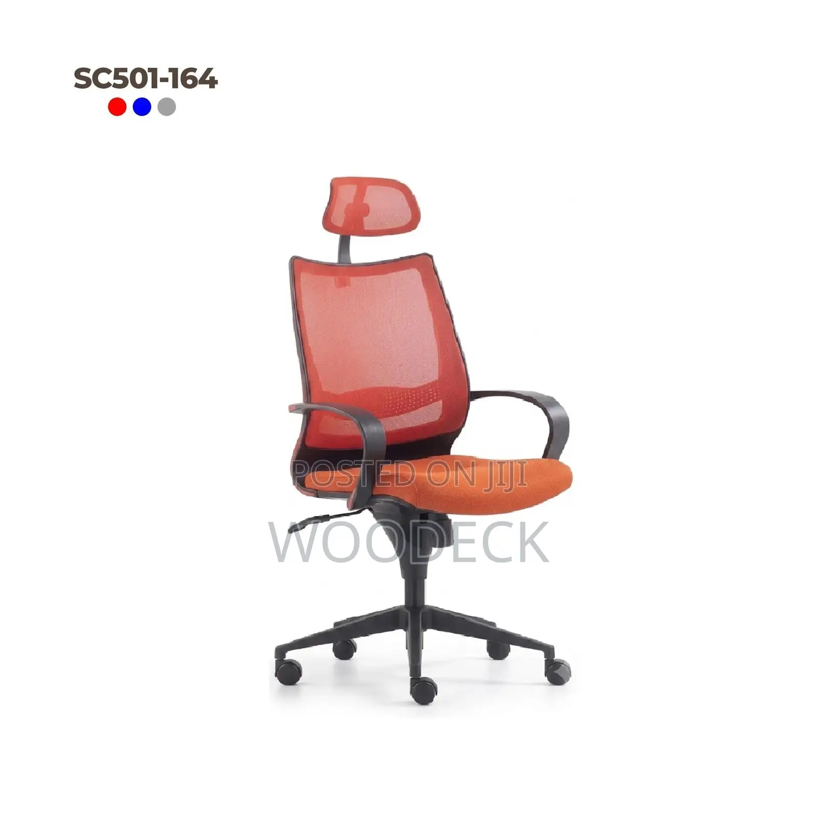 Ergonomic Mesh Office Chair With Adjustable Headrest