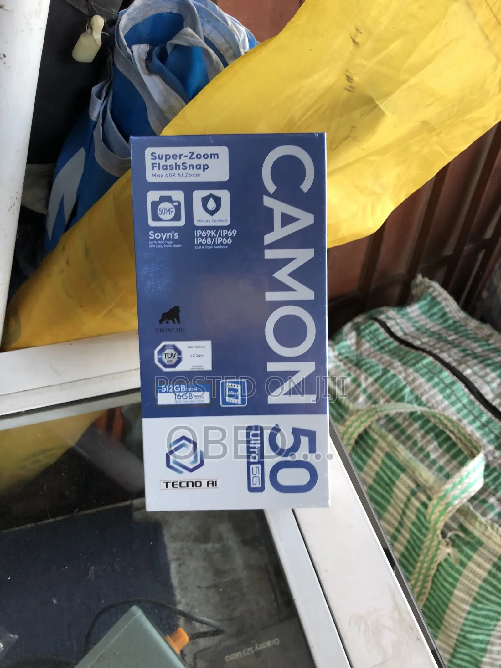 New Tecno Camon 50 Ultra 512 GB Black