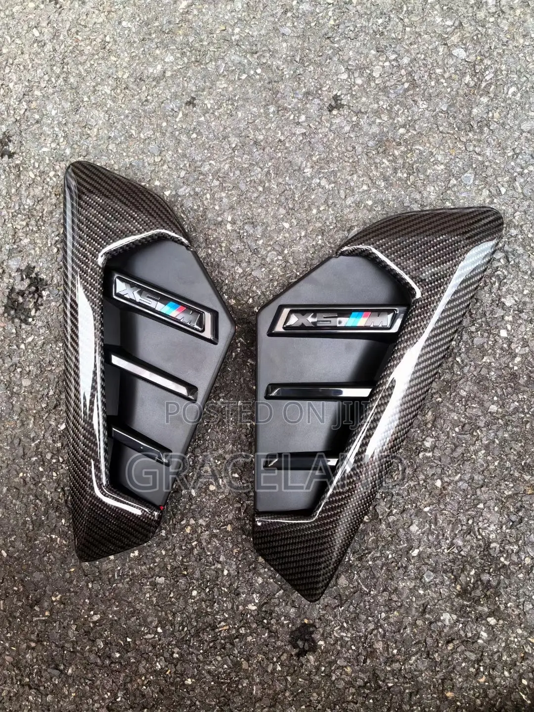 BMW X5-X6 Go5 X5m F95 Lci 2020+ Carbon Fibers Side Fenders Vent Trim