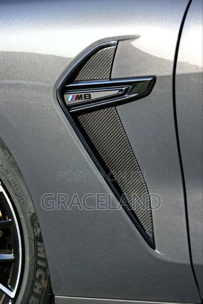 BMW X5-X6 Go5 X5m F95 Lci 2020+ Carbon Fibers Side Fenders Vent Trim