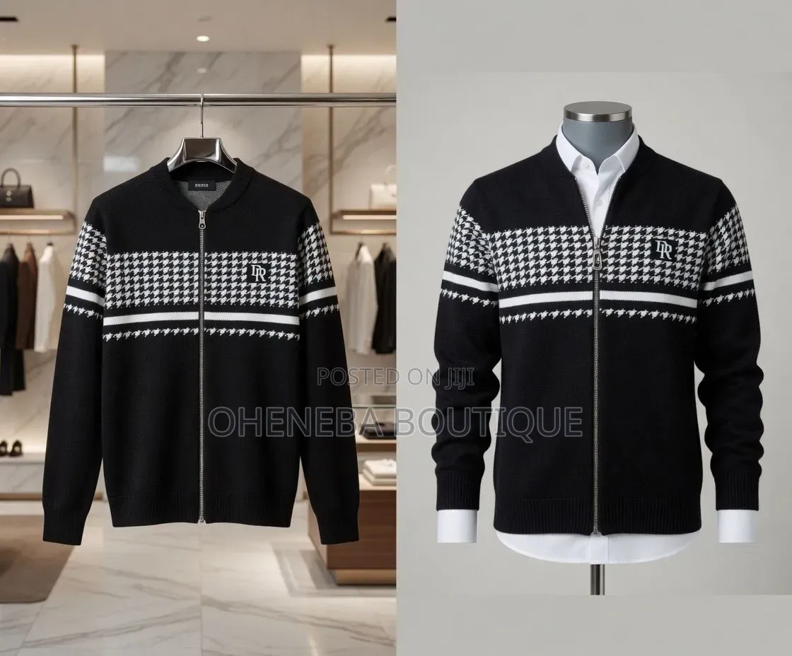 Zipper Woolen Sweater