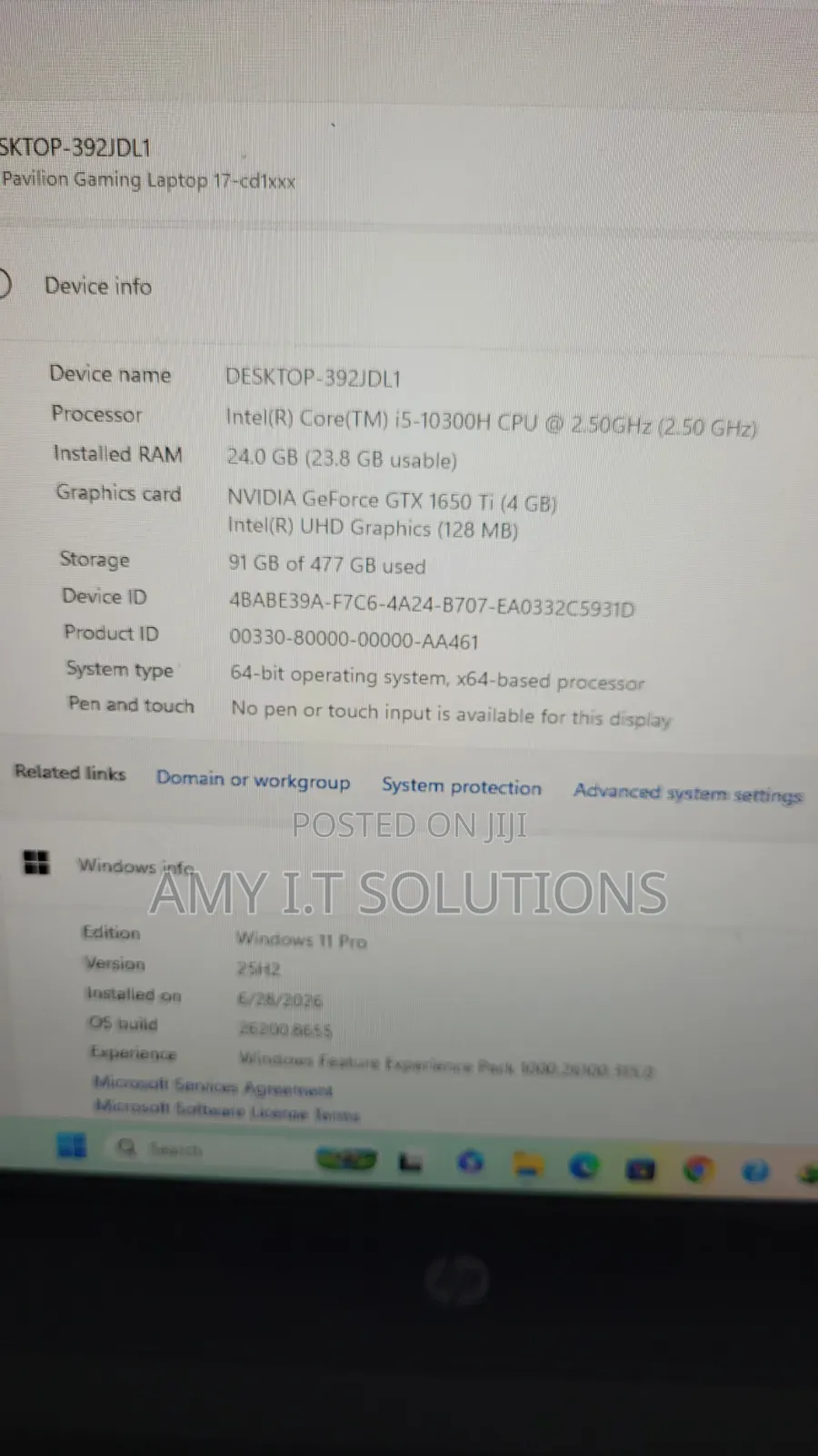 Laptop HP Pavilion 17 24GB Intel Core i5 SSHD (Hybrid) 512GB