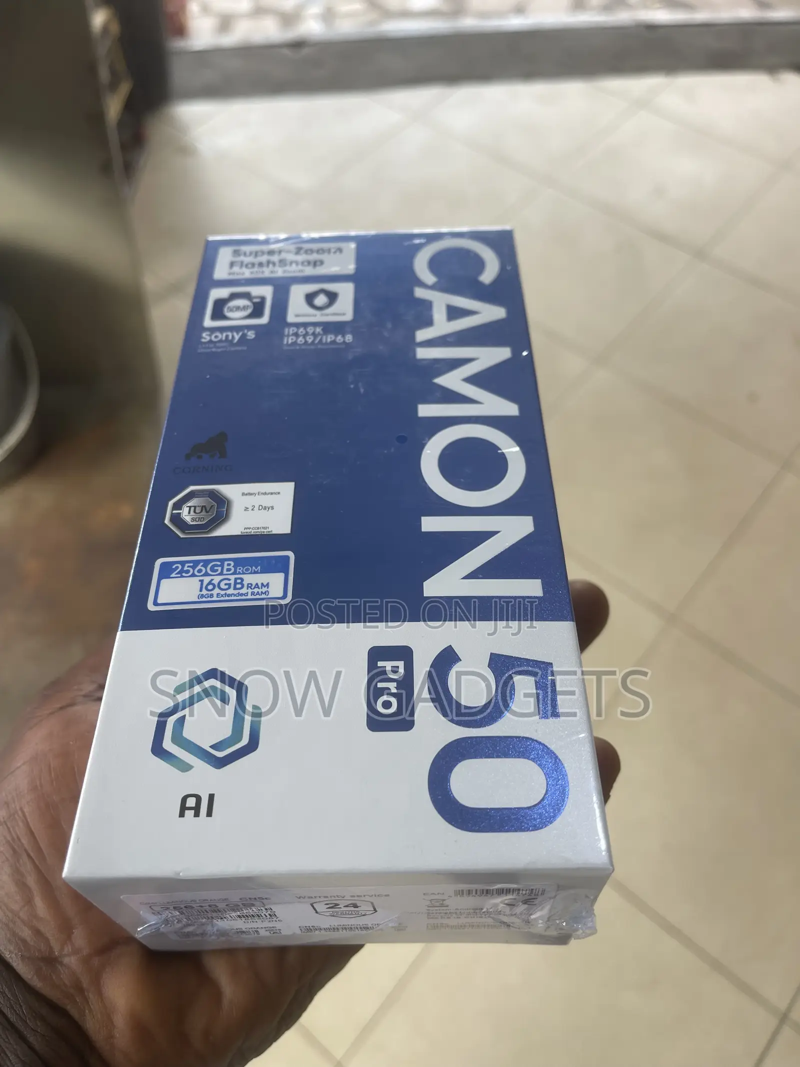 New Tecno Camon 50 Pro 256 GB Blue