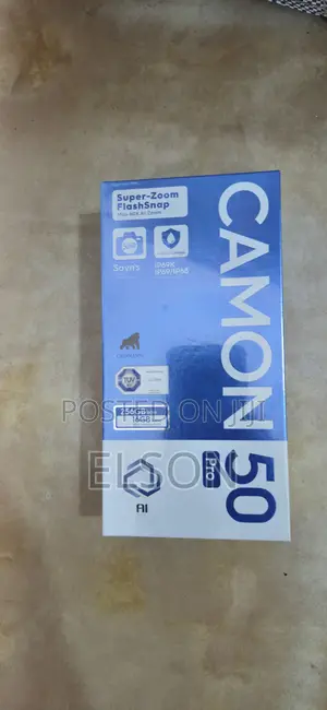 New Tecno Camon 50 Pro 256 GB Black