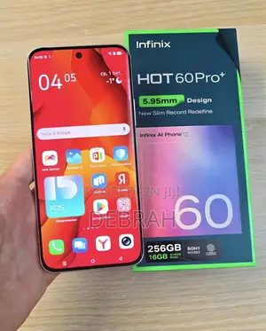 New Infinix Hot 60 Pro+ 256 GB Black