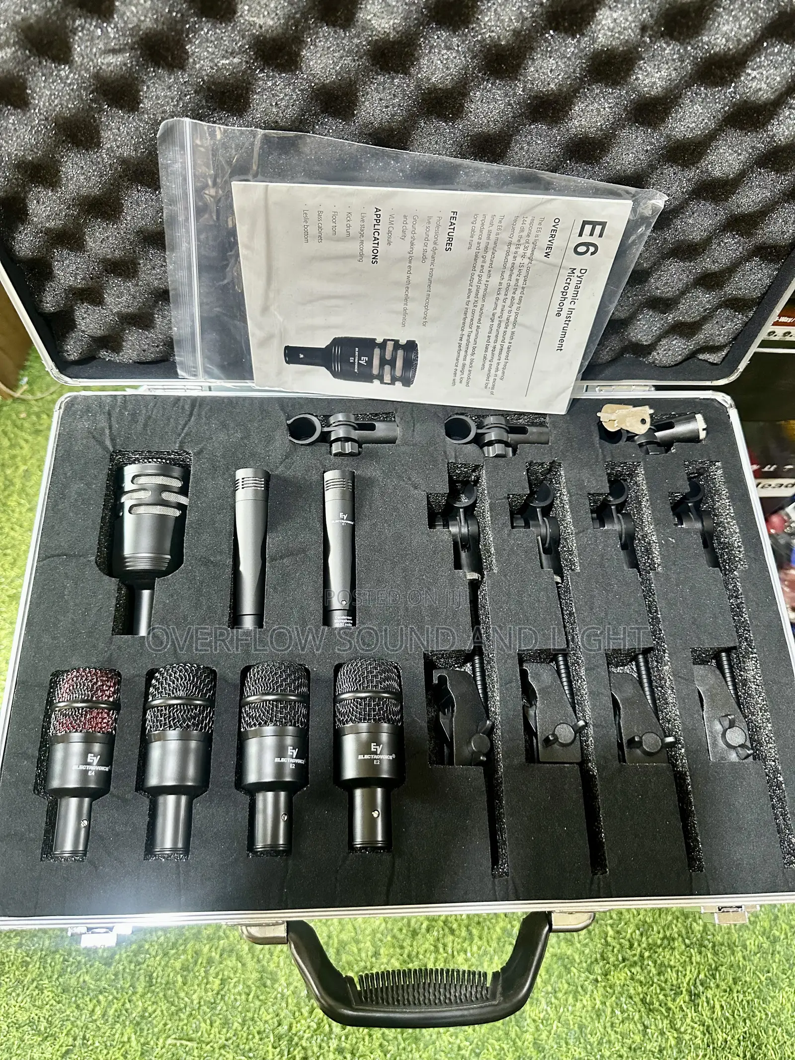 Electro-Voice (Ev) Efc-888 7-Piece Drum Microphone Package