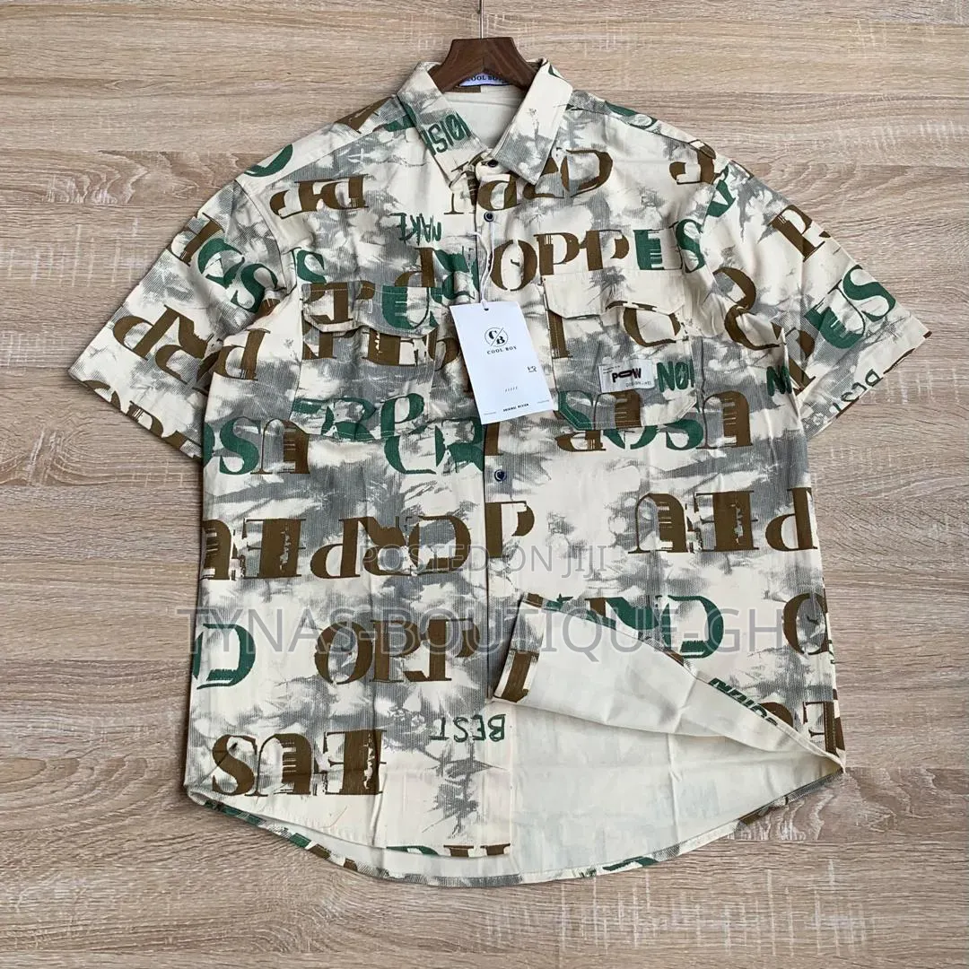 Men Shirt Short Sleeve
