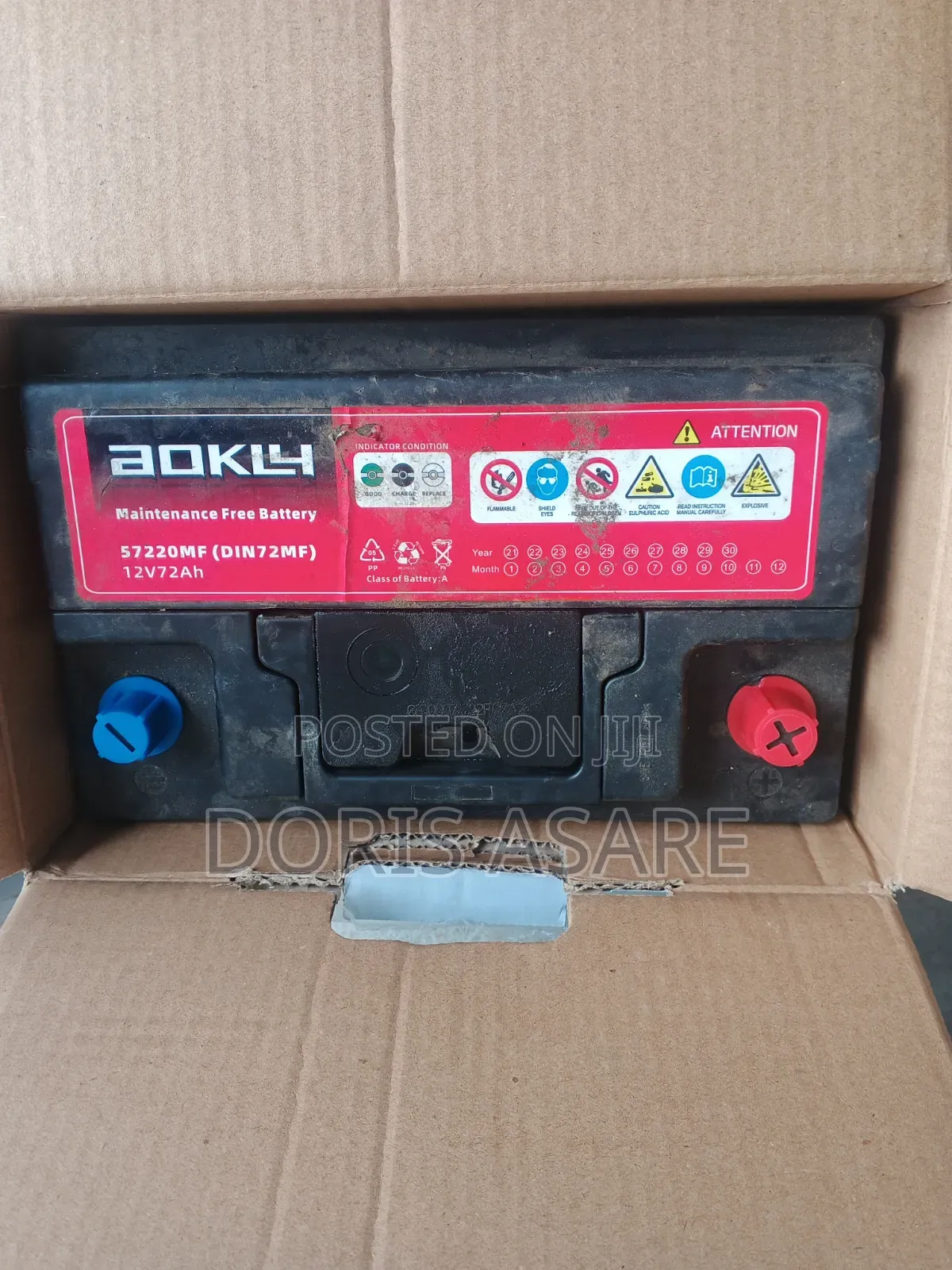 Aokly 15pl.X 72 Ah Car Batteries