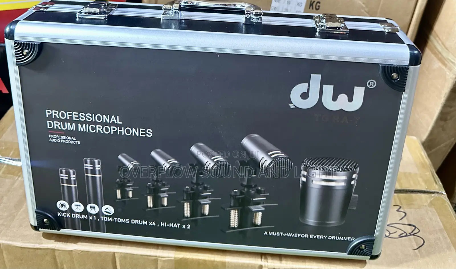 Dw Professional Drum Microphones Kit (Model: Tg Ra-7)