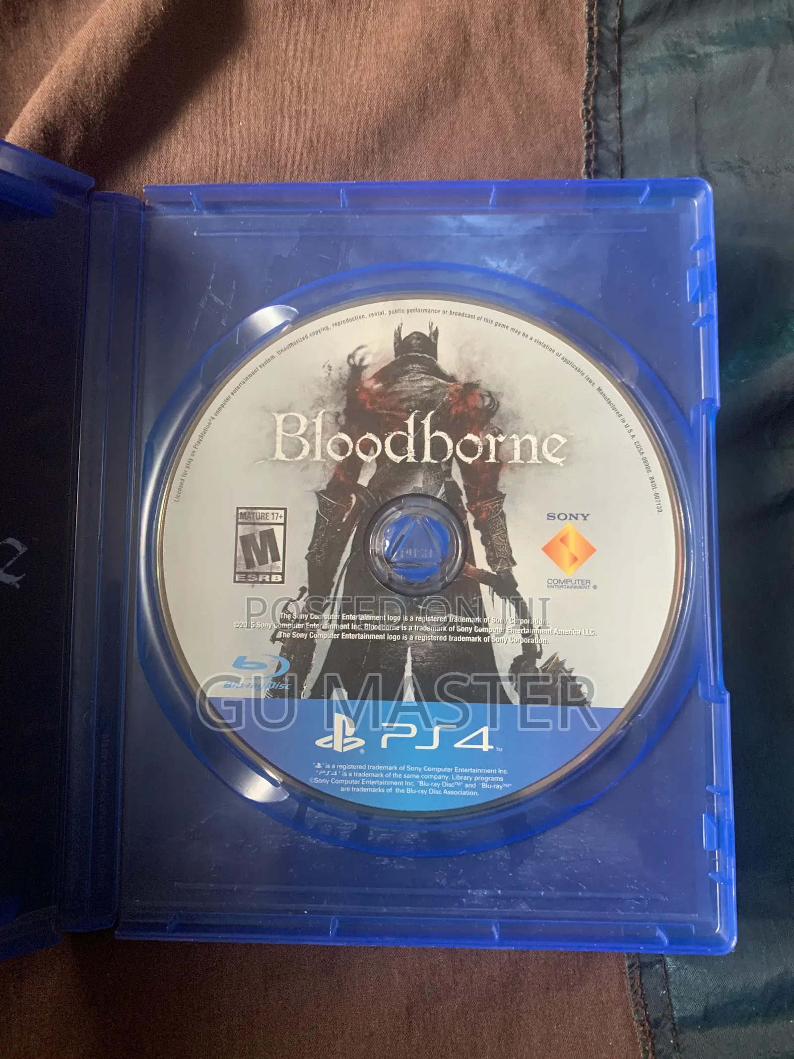 Bloodborne Ps4 Game Disc