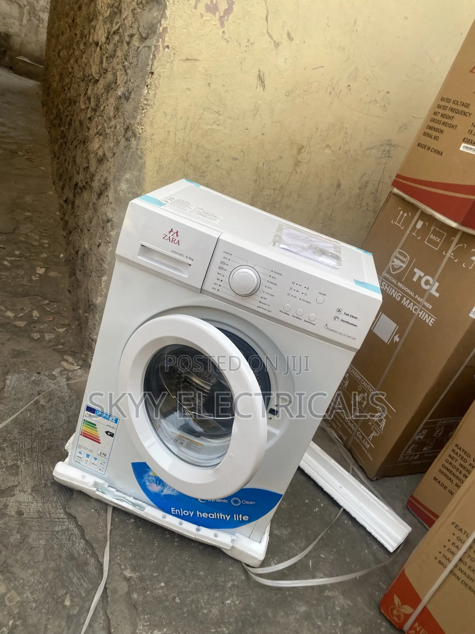 Original Semiautomatic Zara 6kg Frontload Washingmachine