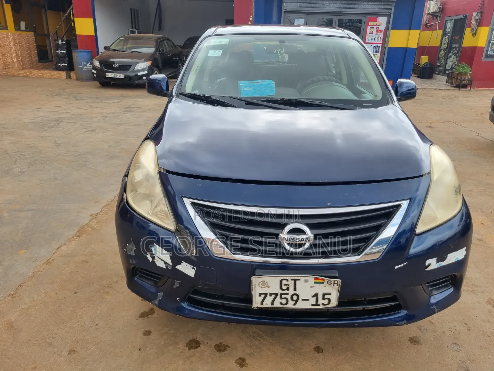 Nissan Versa 1.6 SV 4dr Sedan (1.6L 4cyl CVT) 2014 Blue