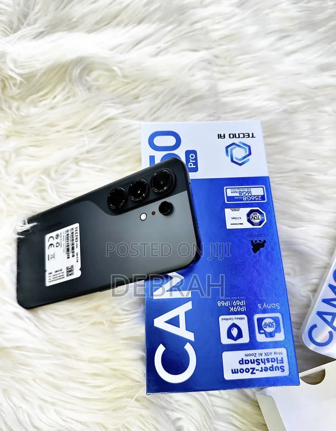 New Tecno Camon 50 Pro 256 GB Black