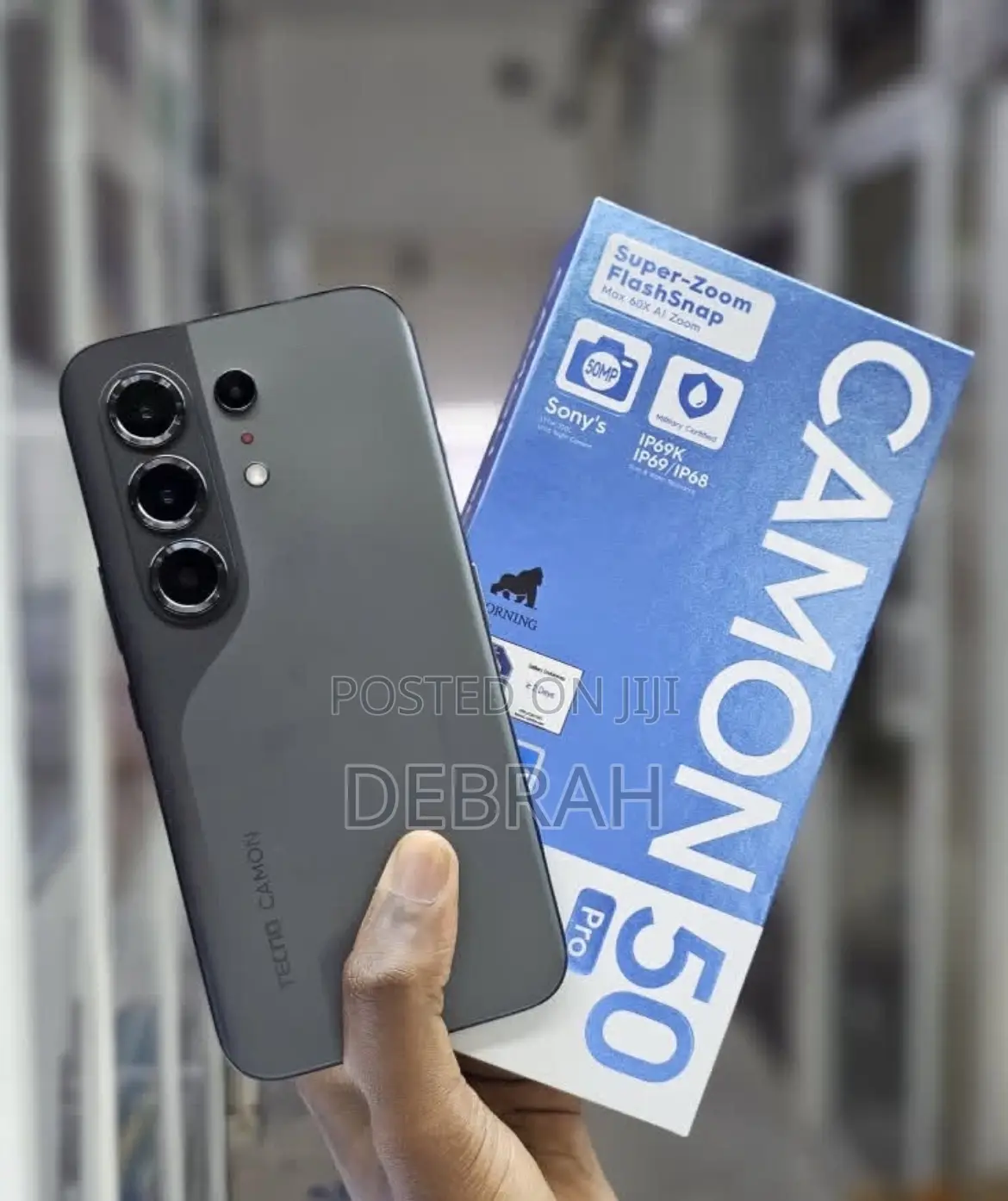 New Tecno Camon 50 Pro 256 GB Black
