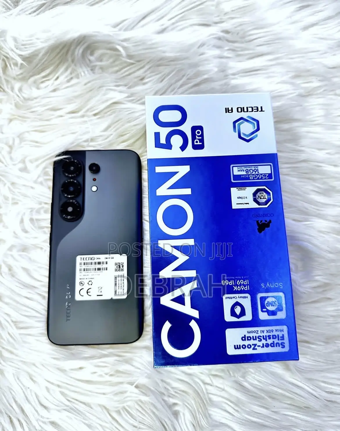 New Tecno Camon 50 Pro 256 GB Black