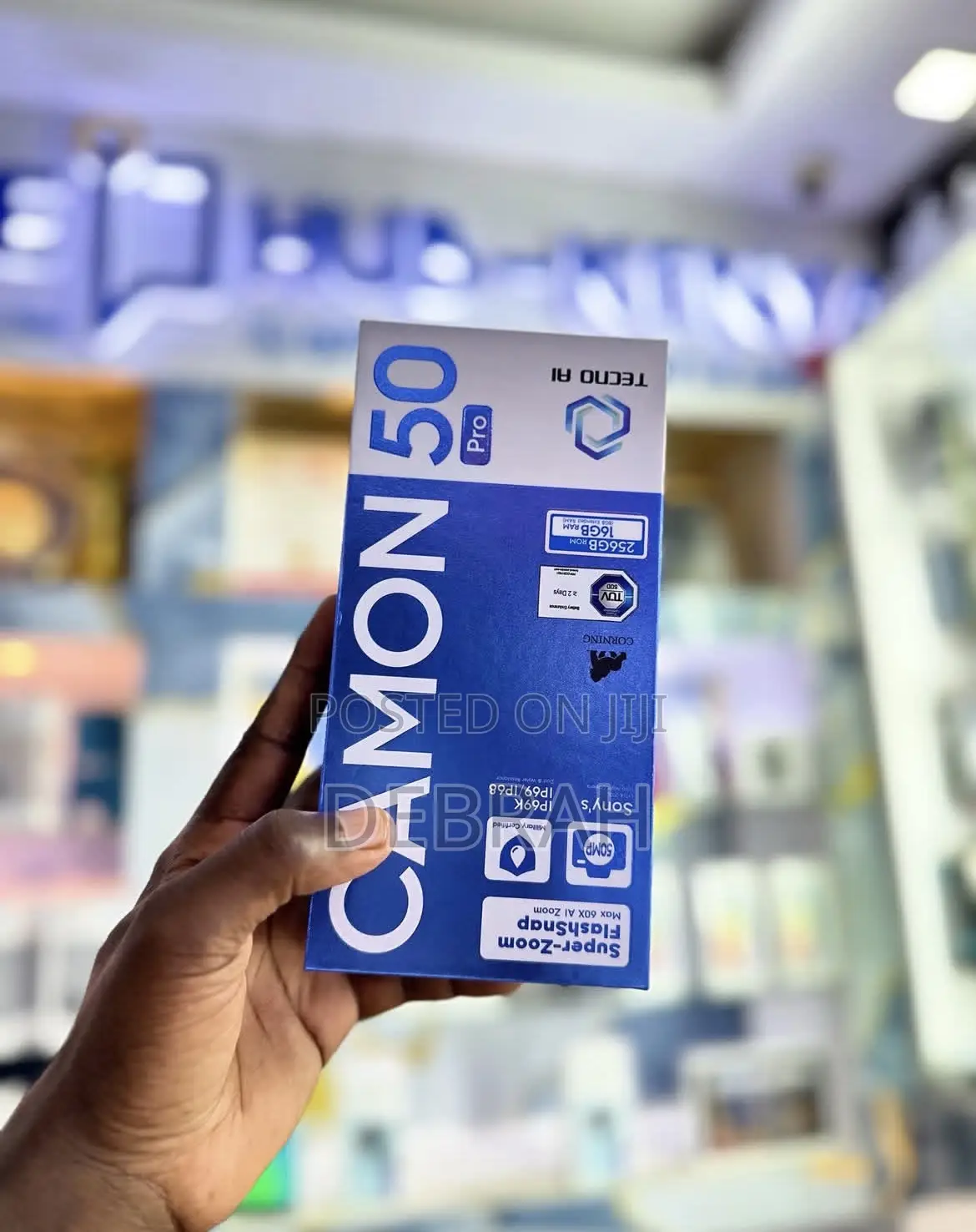 New Tecno Camon 50 Pro 256 GB Black