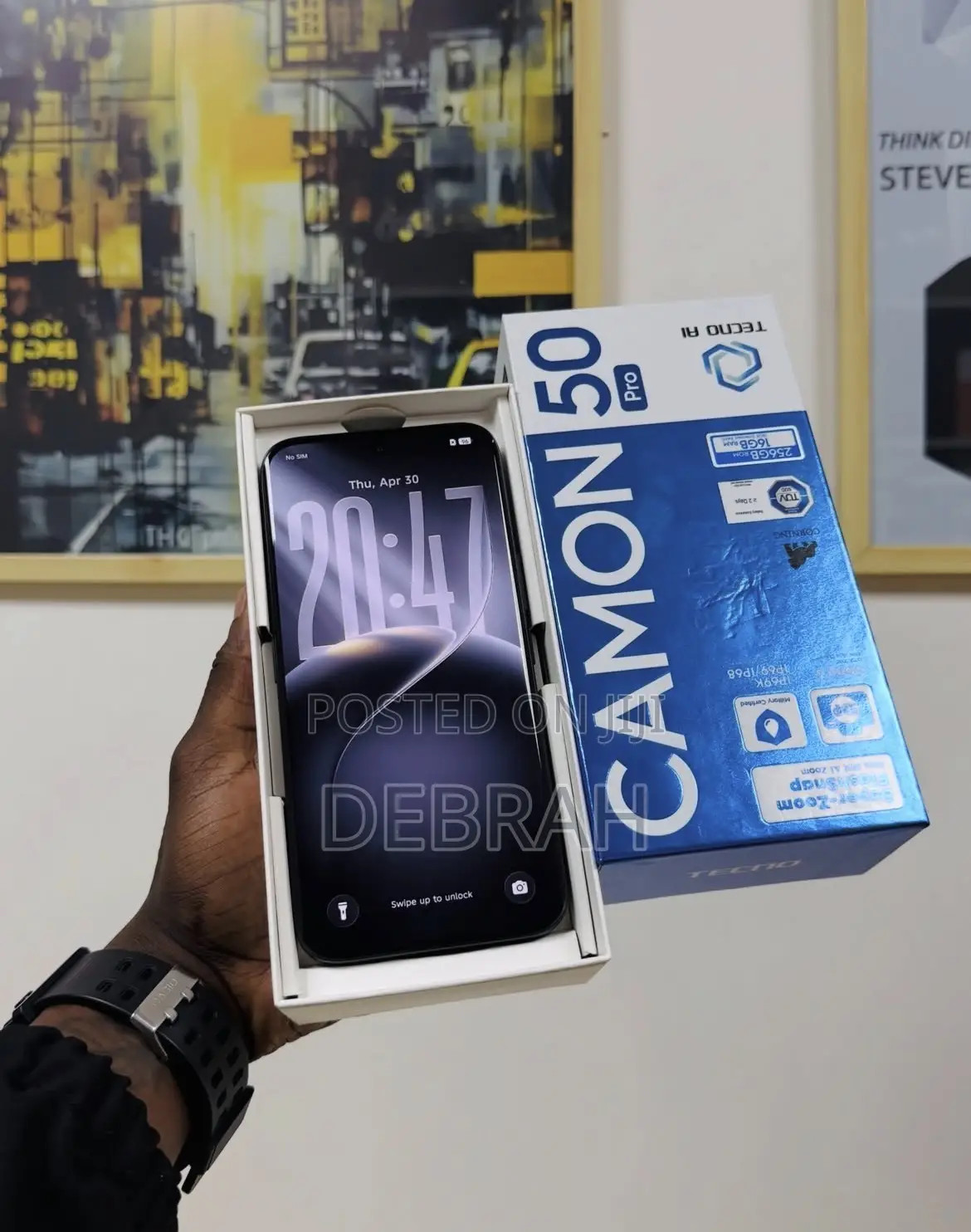 New Tecno Camon 50 Pro 256 GB Gray
