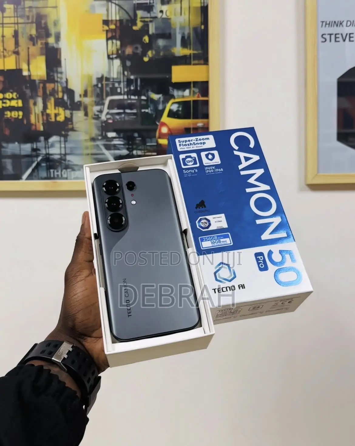 New Tecno Camon 50 Pro 256 GB Gray