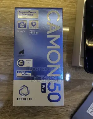 New Tecno Camon 50 Pro 256 GB Black