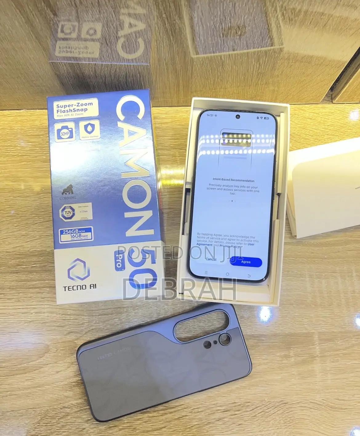 New Tecno Camon 50 Pro 256 GB Black
