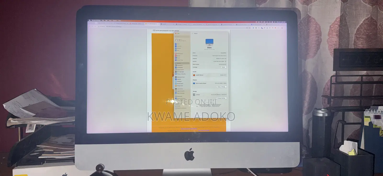 Desktop Computer Apple 8GB Intel Core i5 SSD 250GB
