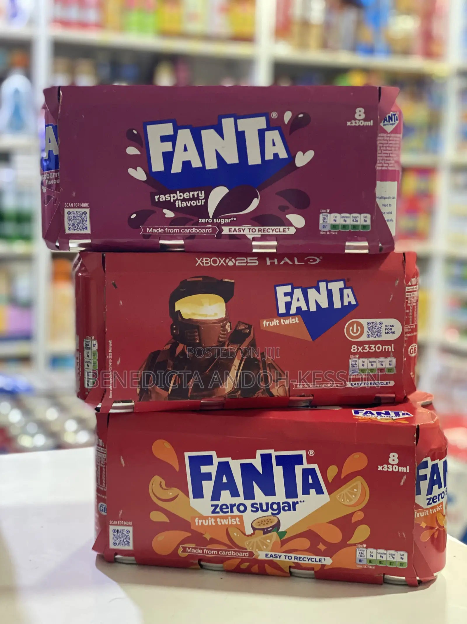 Assorted Flavors of Fanta
