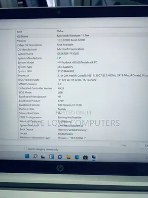Laptop HP ProBook 430 G8 16GB Intel Core i5 SSD 256GB
