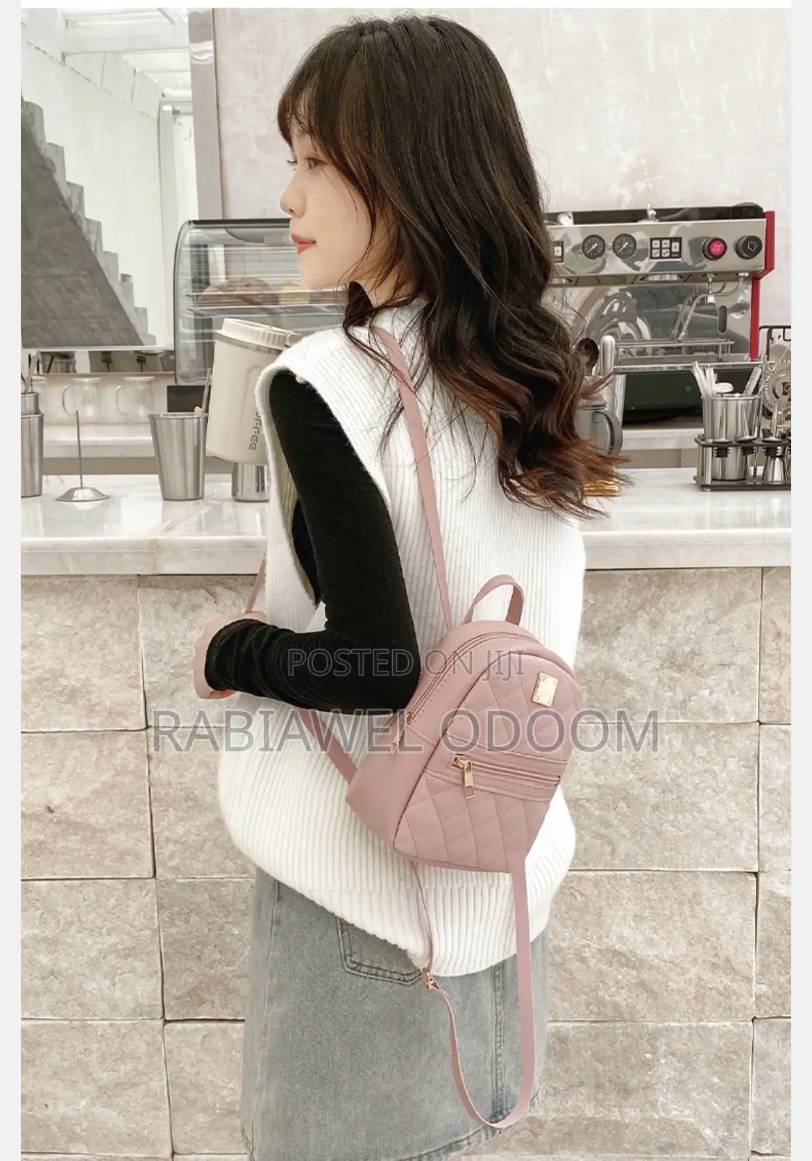 Mini Quilted Backpack With Extra Straps | Brand New