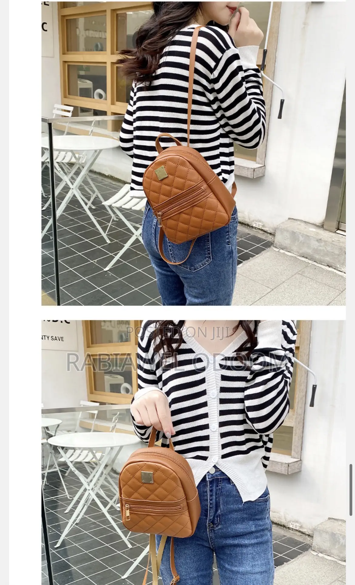 Mini Quilted Backpack With Extra Straps | Brand New