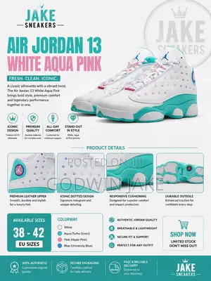 Air Jordan 13 Retro “Aurora Green” – Gs Colorway