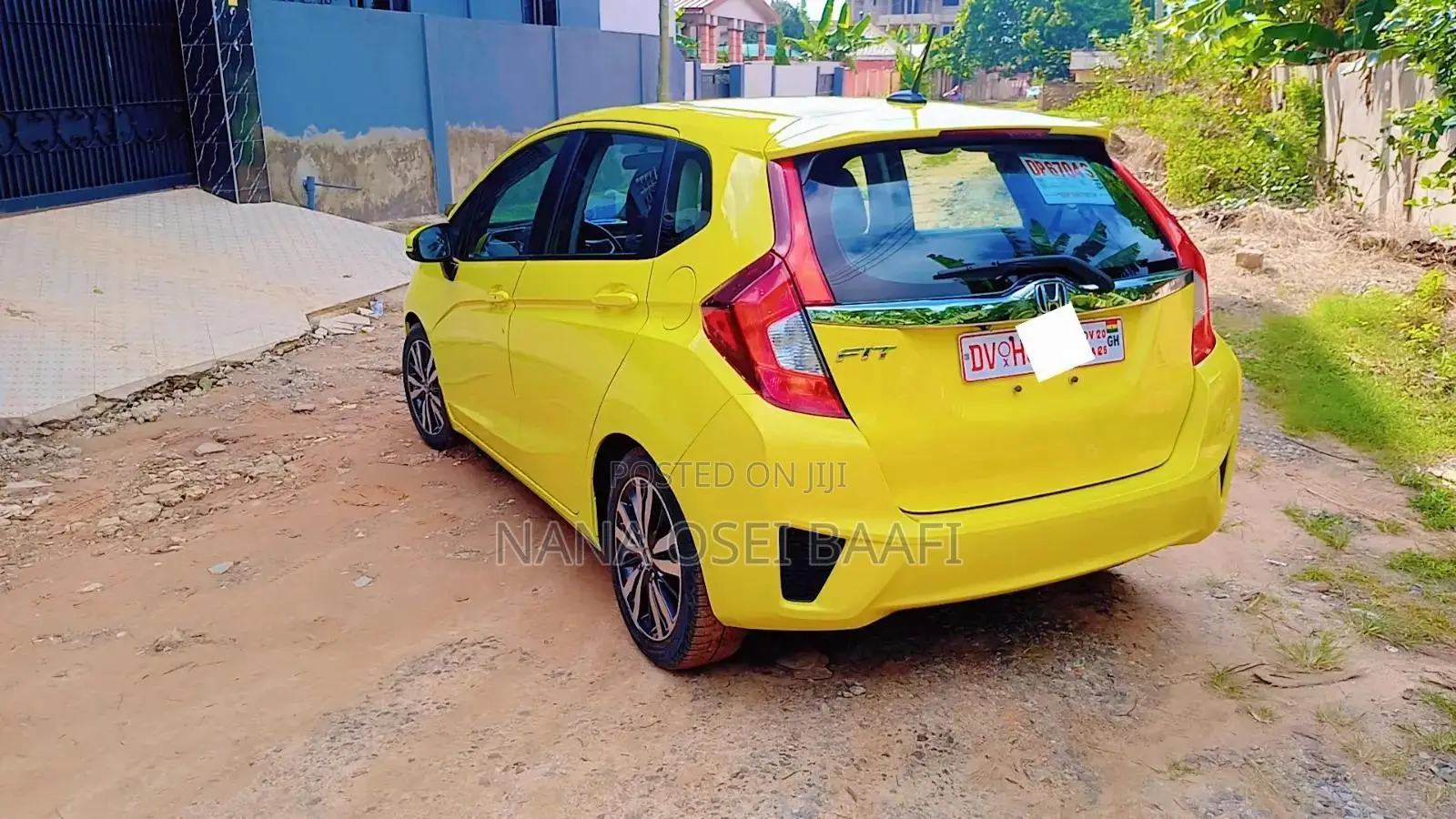 Honda Fit 2017 Yellow