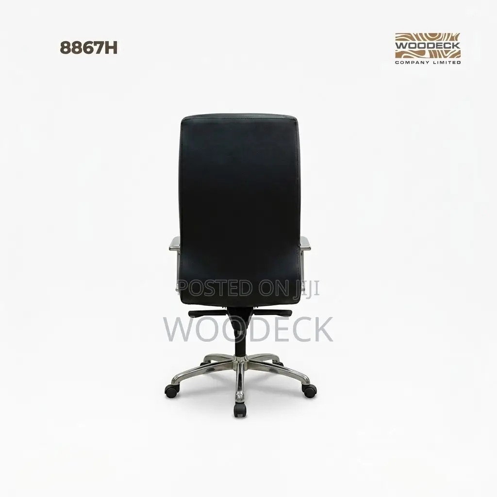 High-back Executive Office Chair With Chrome Base