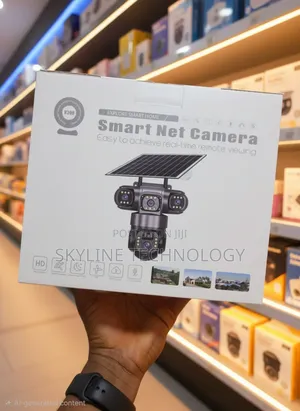 3 Lens 4g High Quality Security Camera (Solar Powered)