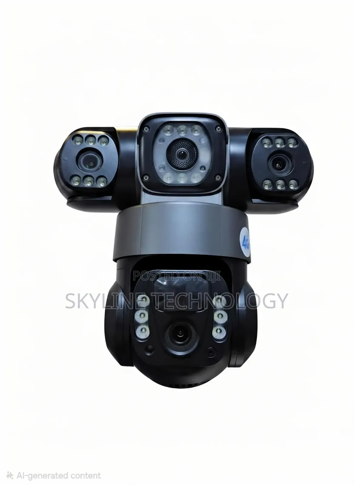 3 Lens 4g High Quality Security Camera (Solar Powered)