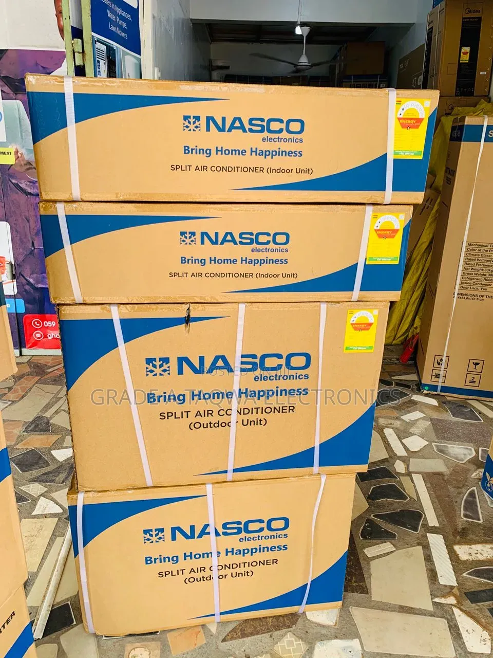 Low Noise Nasco 1.5hp Split Air Conditioner