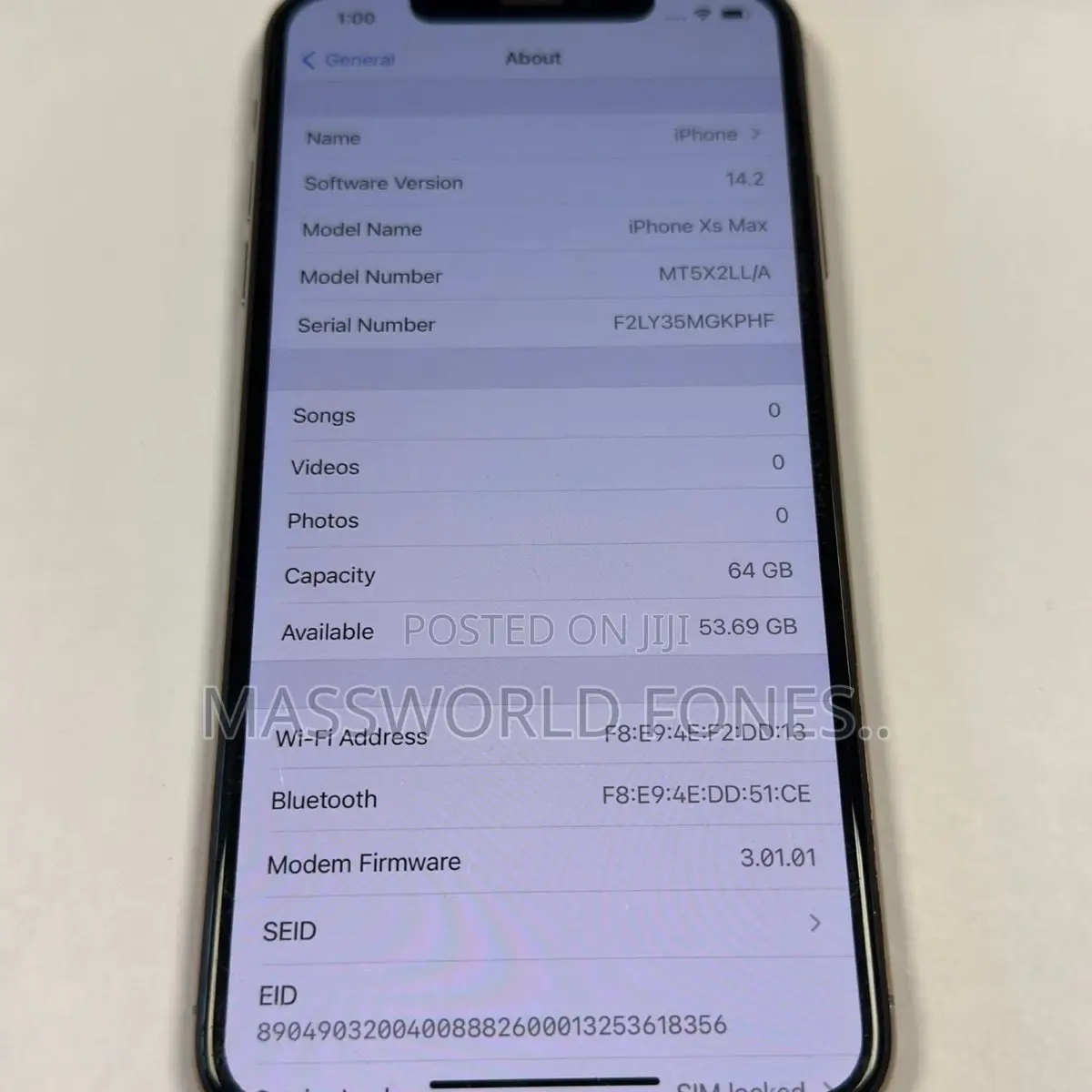 Apple iPhone XS Max 64 GB Black