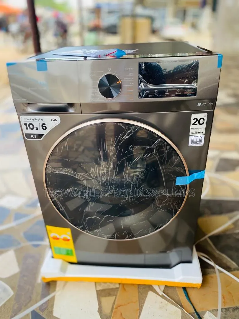 Wash Dry TCL 10.5kg Front Load Washing Machine