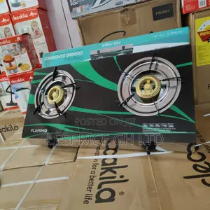 Promo Promo on Our New 2 Burner Glass Top Flamino Gas Stove