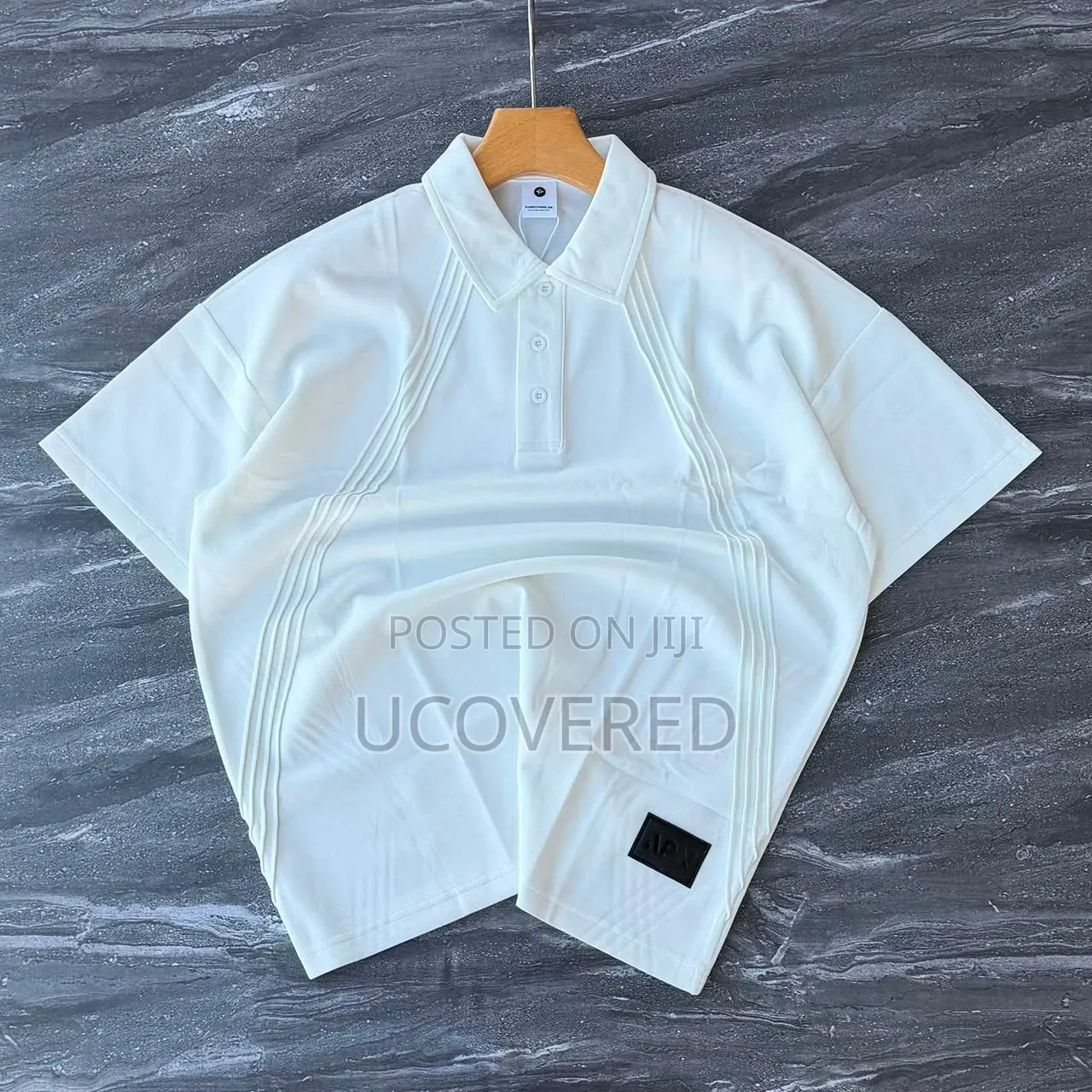 Half-Zip/Button Jersey-Knit Polo Shirt