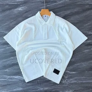 Half-Zip/Button Jersey-Knit Polo Shirt